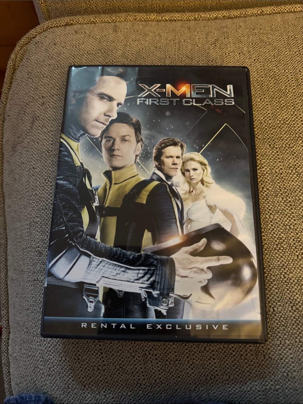 X-Men: First Class DVD — Black & Yellow Cover